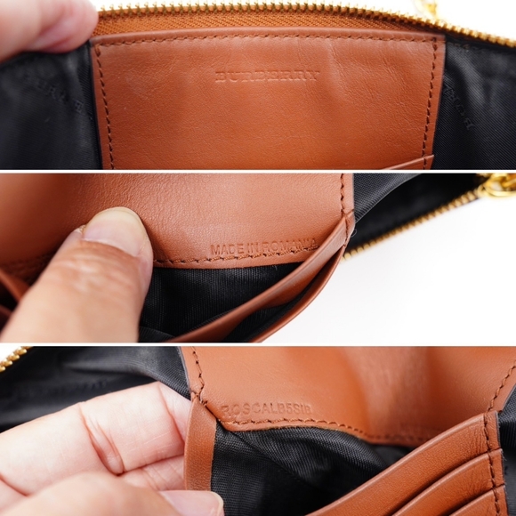 AW47❤️ BURBERRY Haymarket Check Peyton Crossbody Bag - Picture 11 of 14